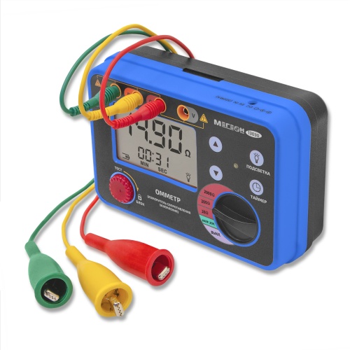 Омметр (измеритель сопротивления заземления) МЕГЕОН 13030 - внешний вид фото 3 Омметр (измеритель сопротивления заземления) МЕГЕОН 13030 фотография фото 3