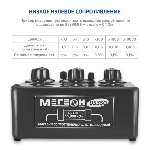 Магазин сопротивления МЕГЕОН 05350 фотография  фото 5