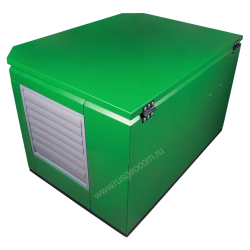 Тихий зимний кожух для генератора 1200 RAL 6002 фотография  фото 8