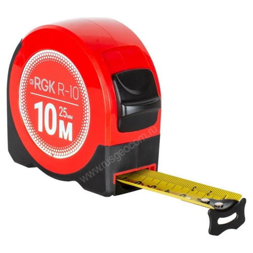 Измерительная рулетка RGK R-10 (с поверкой) - внешний вид Измерительная рулетка RGK R-10 (с поверкой) фотография
