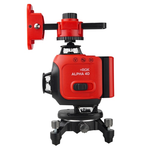 Лазерный уровень RGK ALPHA 4D с зелёным лучом фотография  фото 7