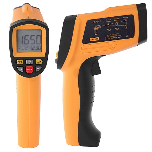 Измеритель температуры лазерный (пирометр) МЕГЕОН 161650 фотография  фото 5