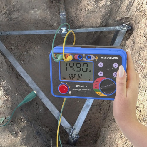 Омметр (измеритель сопротивления заземления) МЕГЕОН 13020 - внешний вид фото 15 Омметр (измеритель сопротивления заземления) МЕГЕОН 13020 фотография фото 15