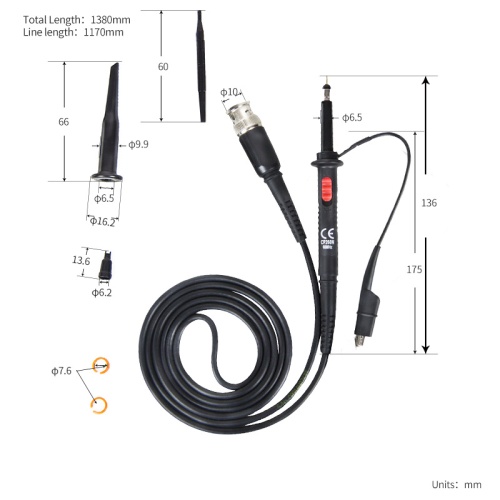 CP260N Пассивный пробник для осциллографа фотография  фото 2