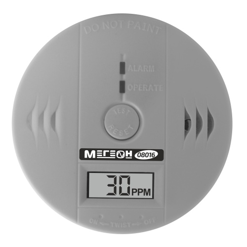 Детектор утечки CO МЕГЕОН 08016 - внешний вид фото 4 Детектор утечки CO МЕГЕОН 08016 фотография фото 4