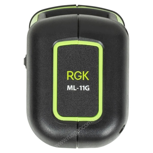 Комплект: лазерный уровень RGK ML-11G с калибровкой + штатив AMO A160 фотография  фото 4