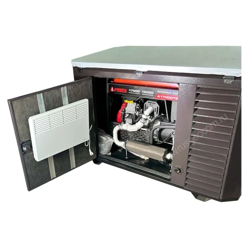 Супертихий зимний кожух для генератора 1700SS RAL 8019 фотография  фото 7