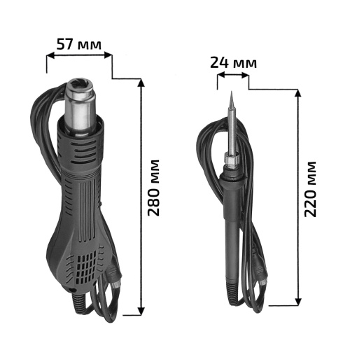 Многофункциональная паяльная станция 3 в 1 МЕГЕОН 00503 - внешний вид фото 11 Многофункциональная паяльная станция 3 в 1 МЕГЕОН 00503 фотография фото 11