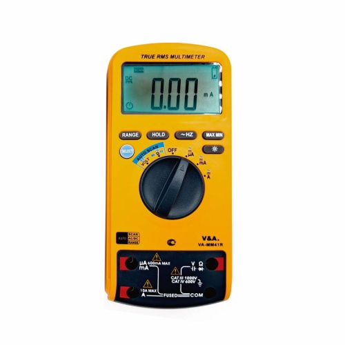 Мультиметр цифровой с повышенной защитой VA-MM41R (ГосРеестр) - внешний вид Мультиметр цифровой с повышенной защитой VA-MM41R (ГосРеестр) фотография