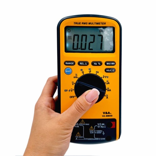 Мультиметр цифровой с повышенной защитой                                           VA-MM40 (ГосРеестр) фотография  фото 4