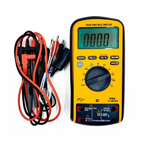 Мультиметр цифровой с повышенной защитой                                       VA-MM40R (ГосРеестр) фотография  фото 3